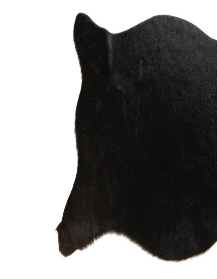 Detail image of  1' 8 x 2' 6 Cowhide Leather Rug