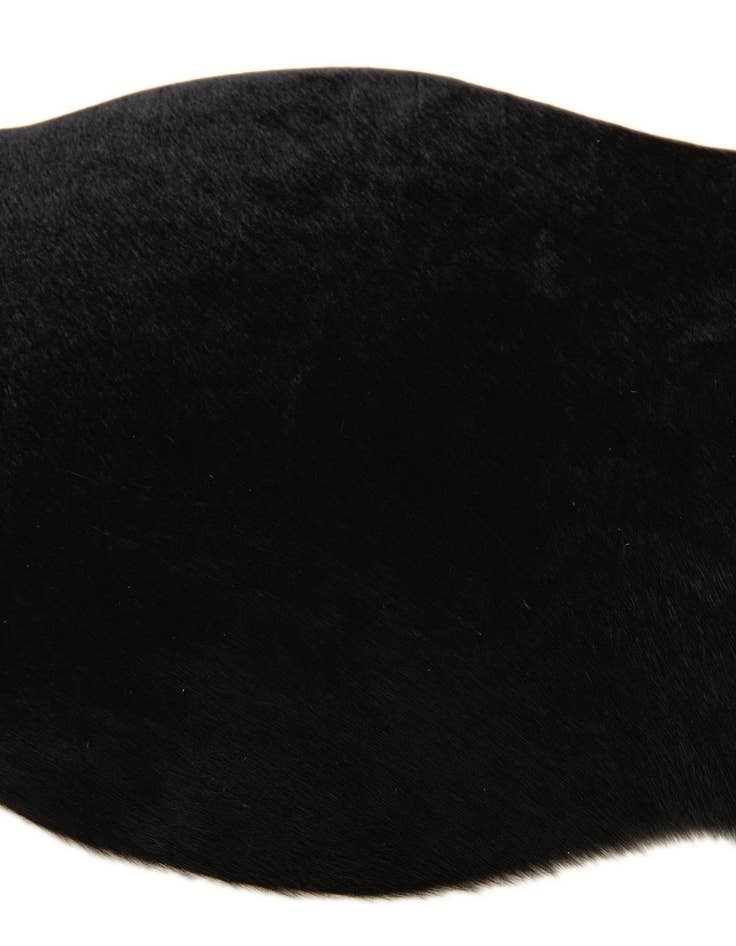 Detail image of  1' 8 x 2' 6 Cowhide Leather Rug