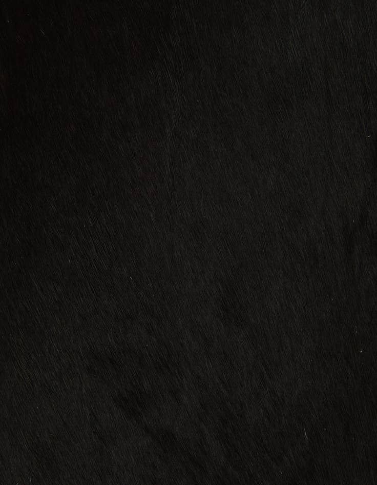 Detail image of  1' 8 x 2' 6 Cowhide Leather Rug