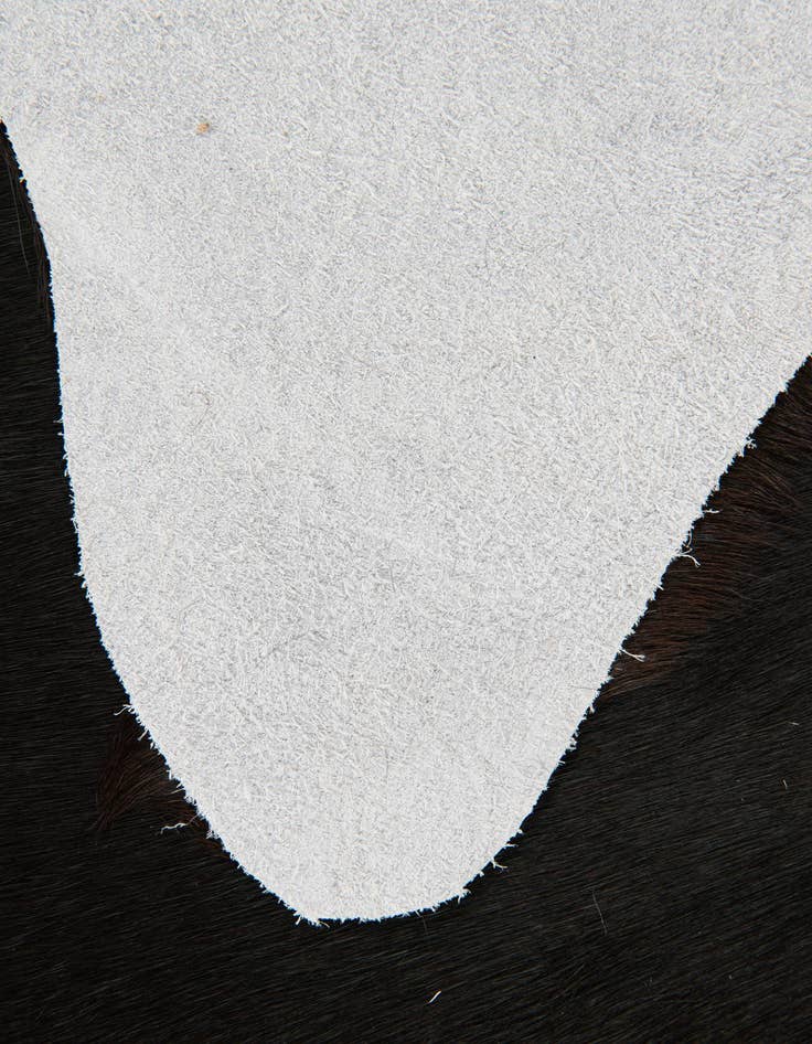 Detail image of  1' 8 x 2' 6 Cowhide Leather Rug