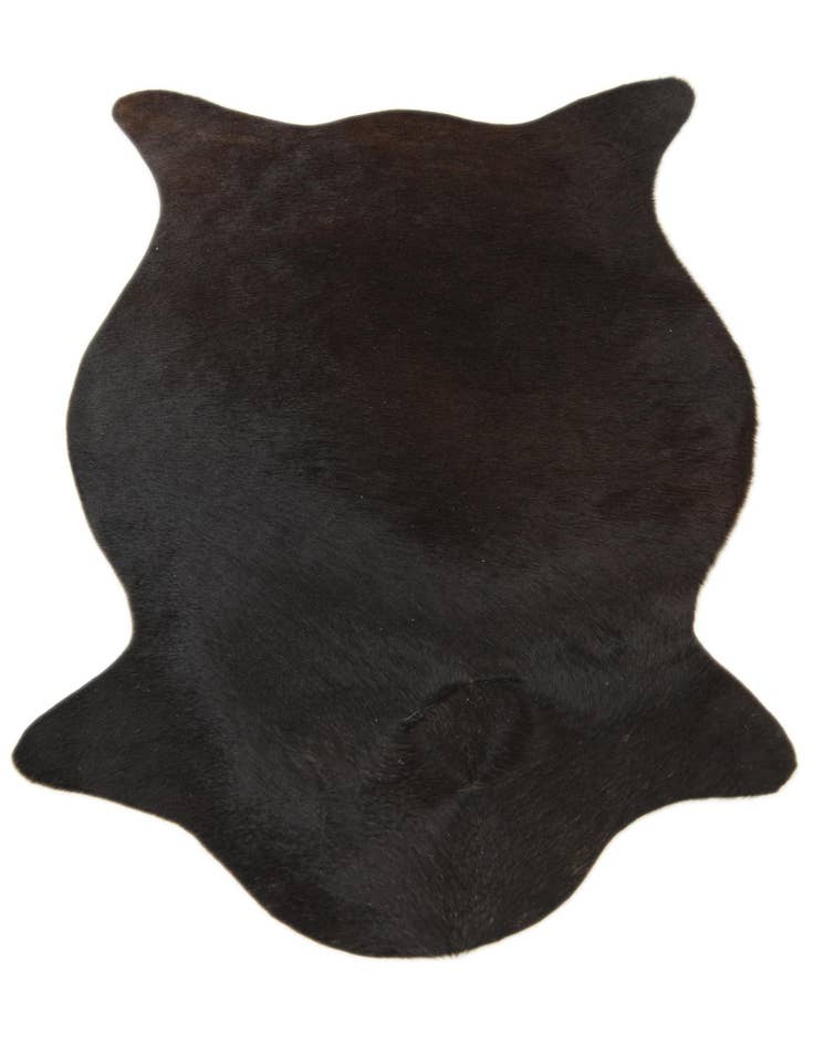 Detail image of  1' 8 x 2' 6 Cowhide Leather Rug