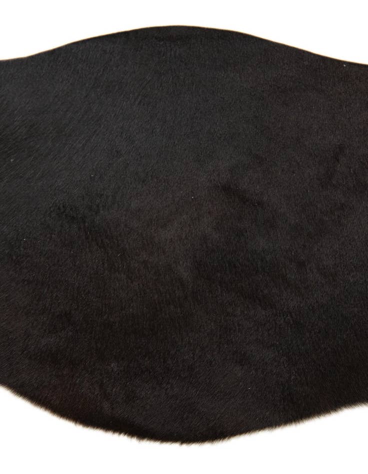 Detail image of  1' 8 x 2' 6 Cowhide Leather Rug