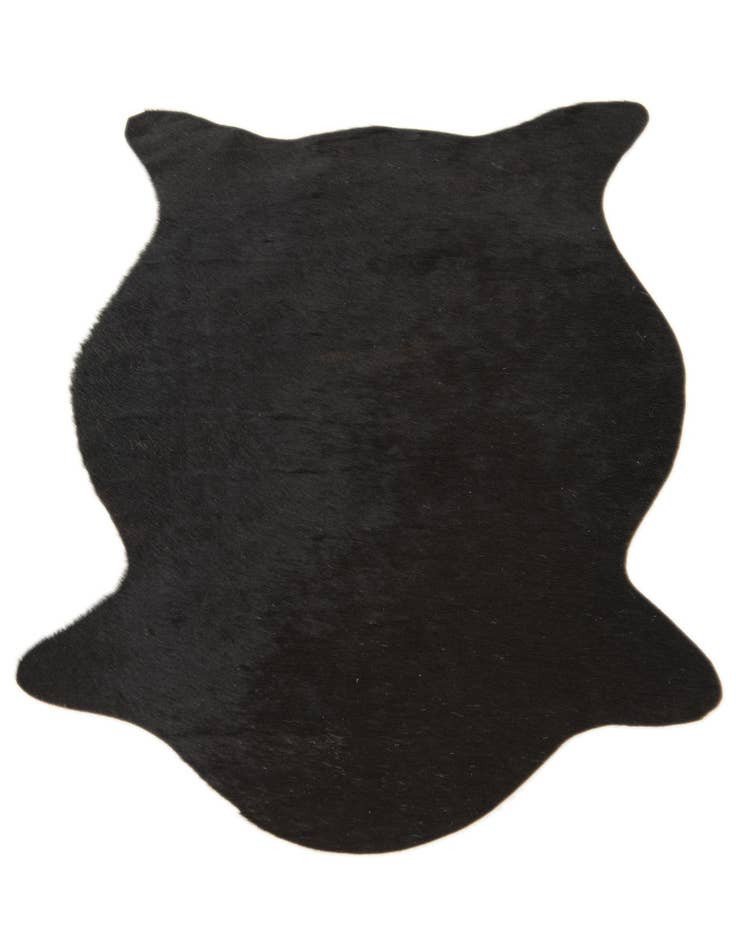 Detail image of  1' 8 x 2' 7 Cowhide Leather Rug