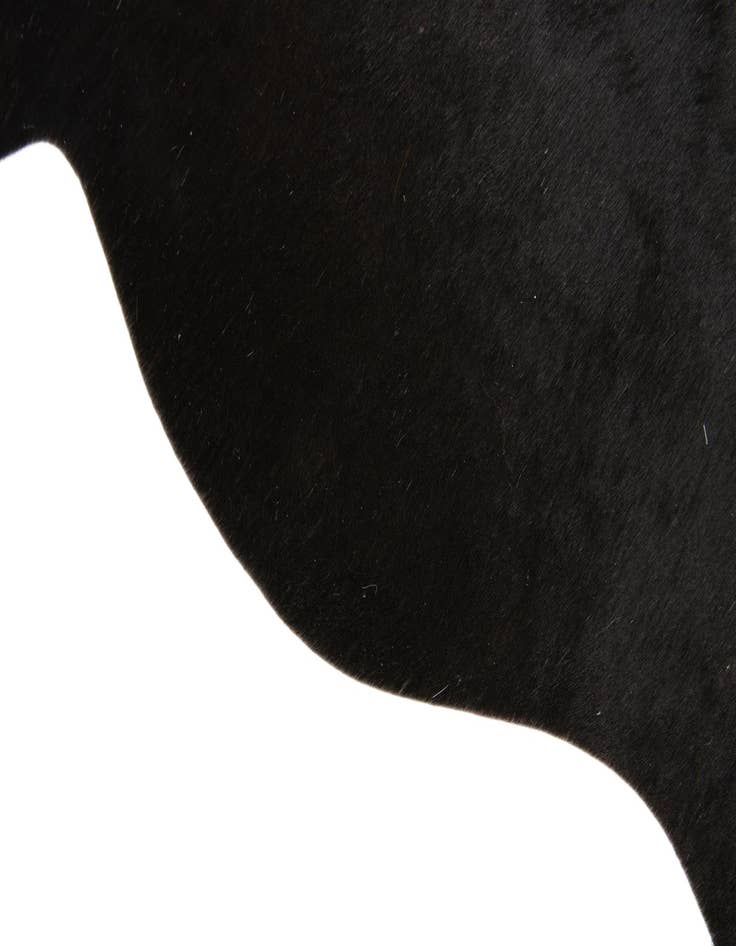 Detail image of  1' 8 x 2' 7 Cowhide Leather Rug