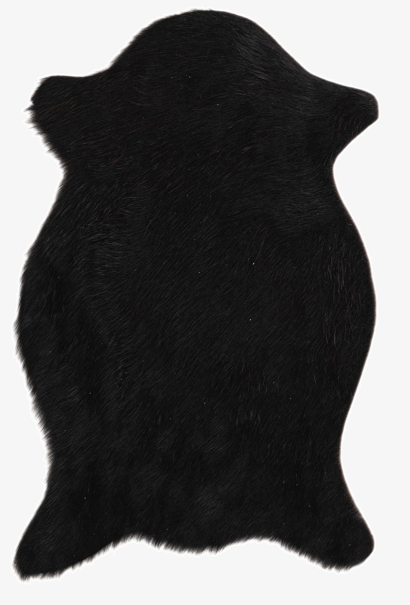  1' 8 x 2' 6 Cowhide Leather Rug