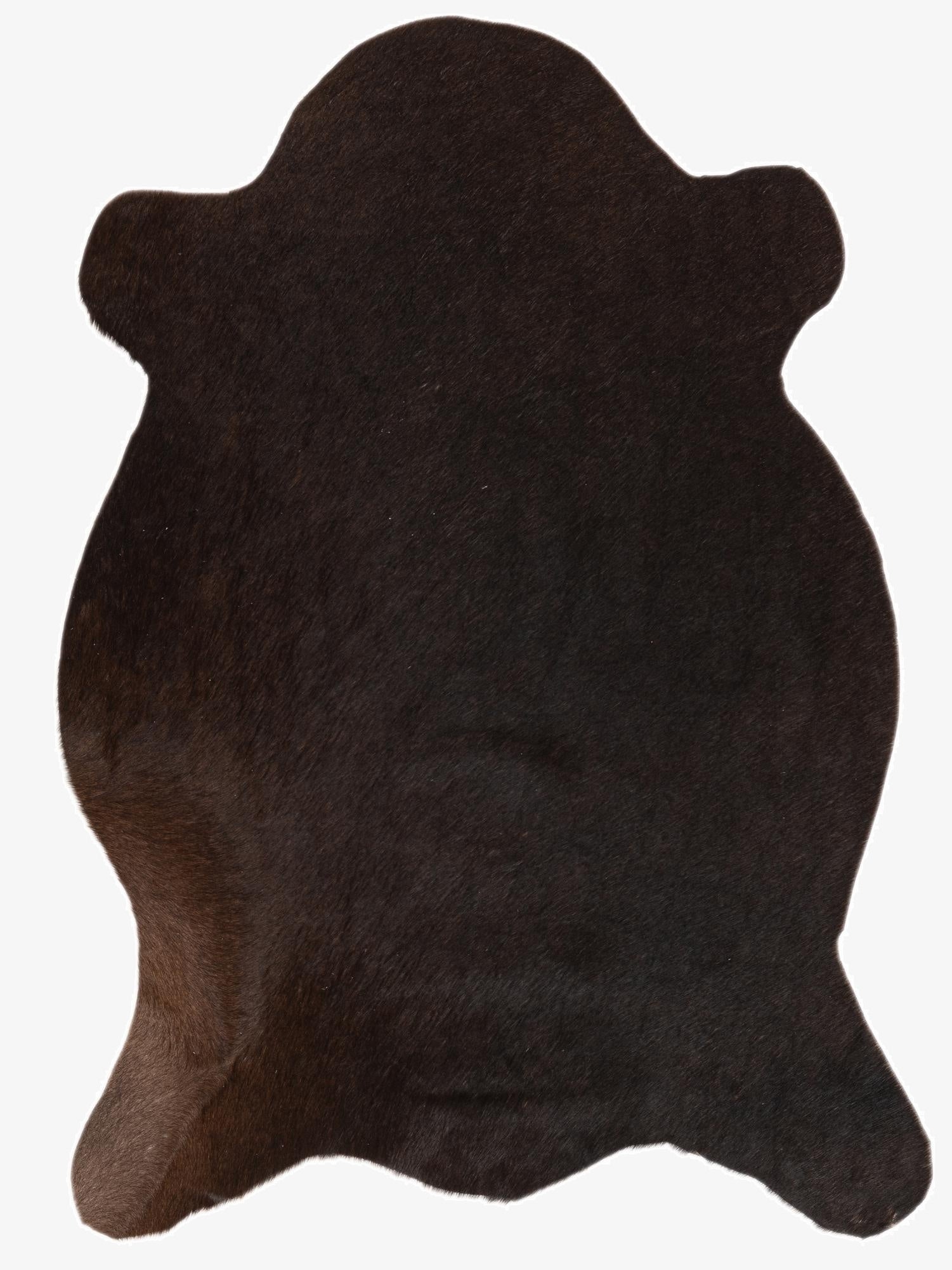  2' 1 x 2' 10 Cowhide Leather Rug