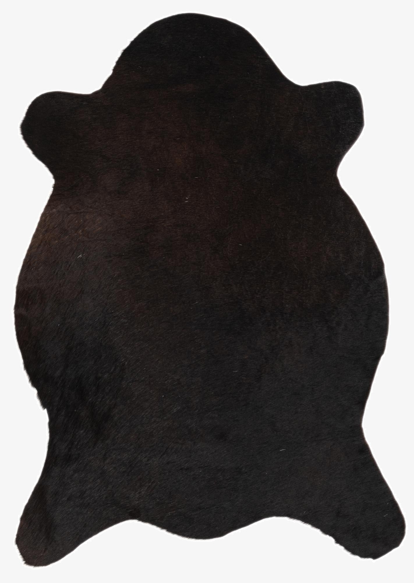  2' 1 x 2' 10 Cowhide Leather Rug