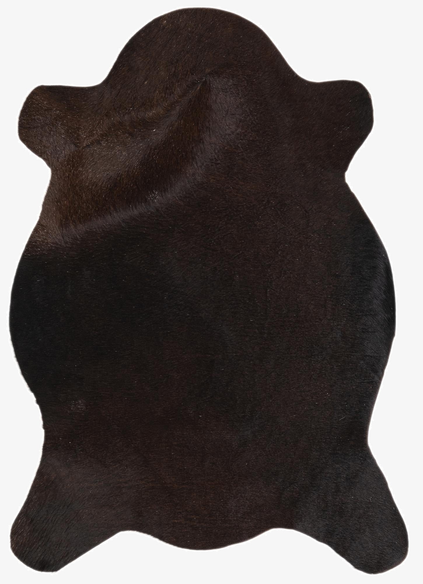  2' 1 x 2' 10 Cowhide Leather Rug