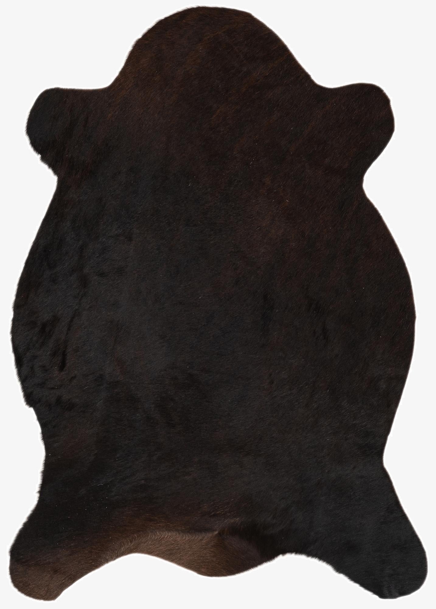  2' 1 x 2' 10 Cowhide Leather Rug
