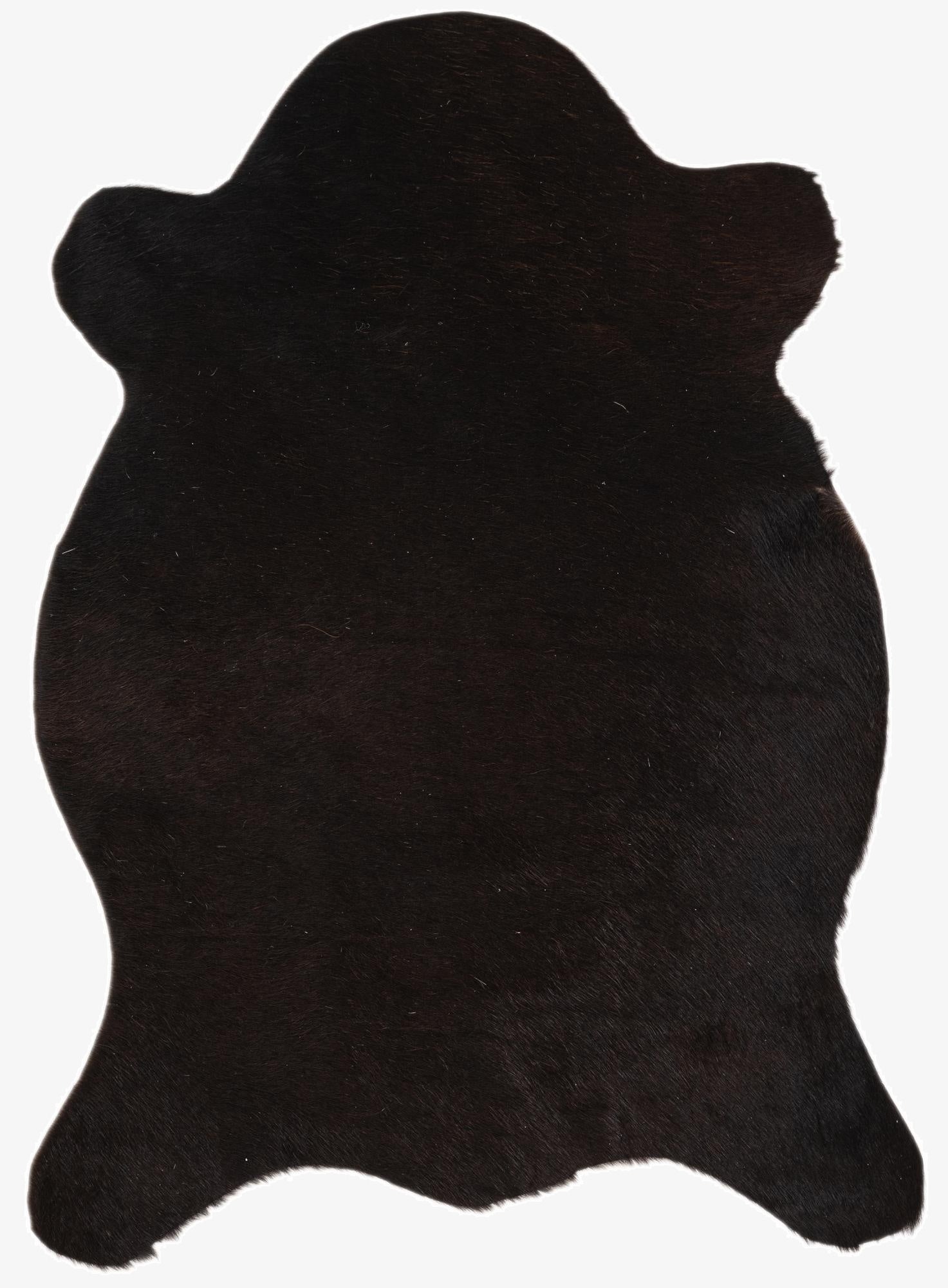  2' 1 x 2' 10 Cowhide Leather Rug