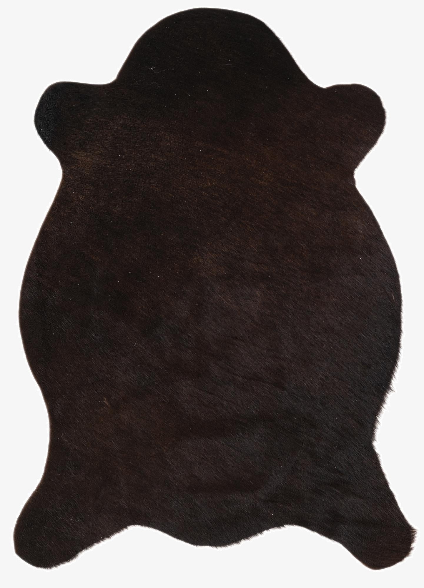  2' 1 x 2' 10 Cowhide Leather Rug