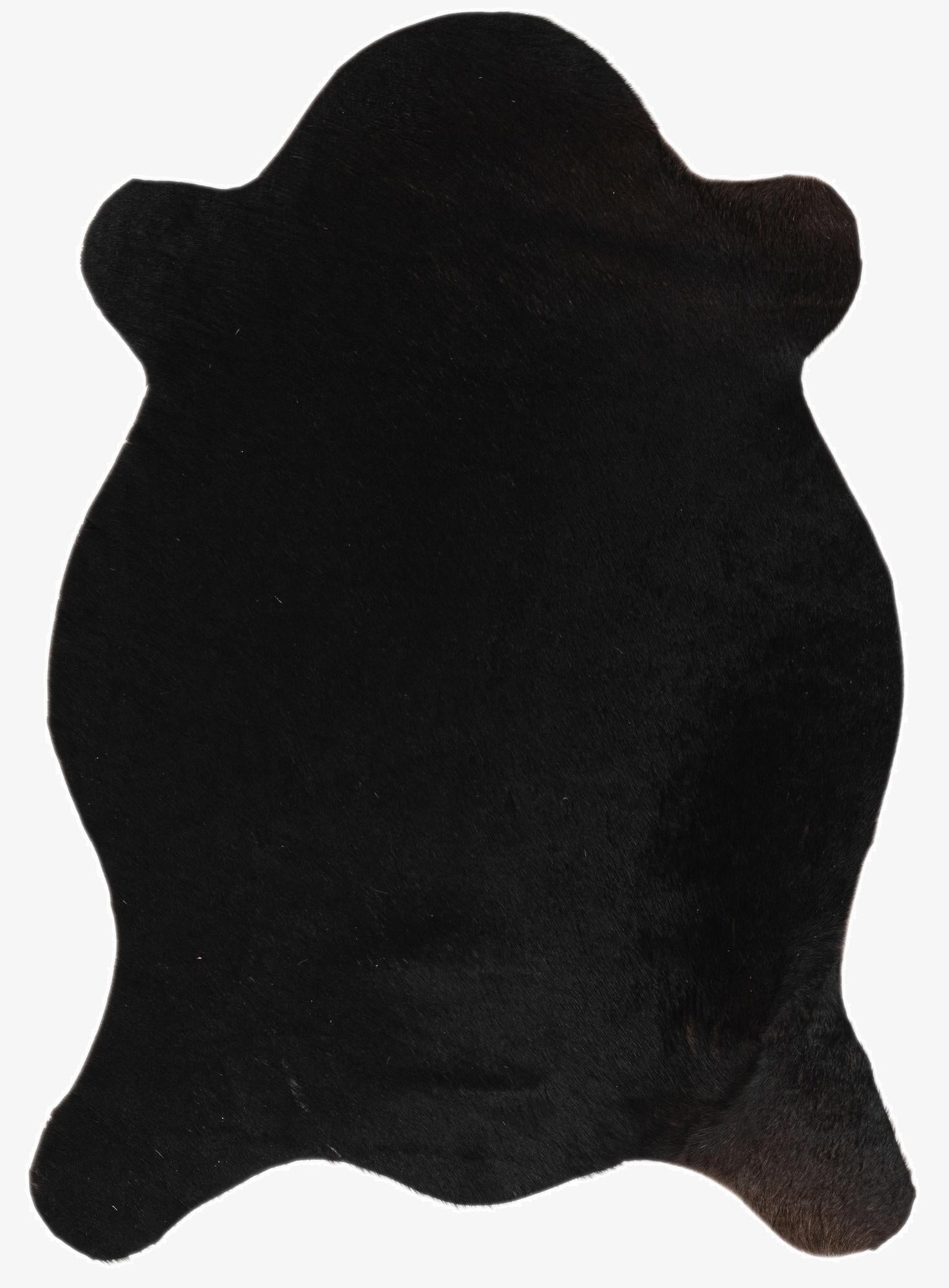  2' 1 x 2' 10 Cowhide Leather Rug