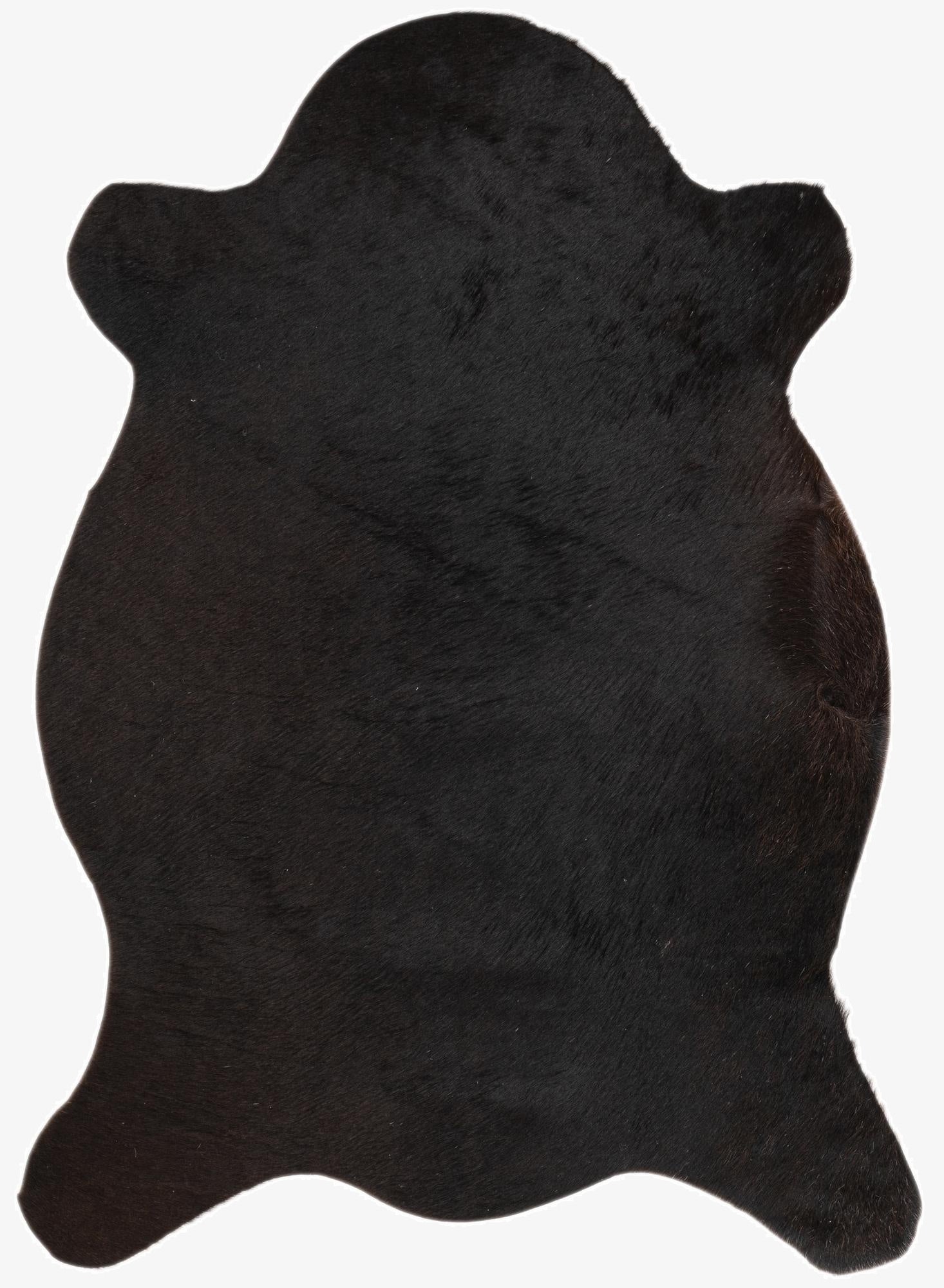  2' 1 x 2' 10 Cowhide Leather Rug