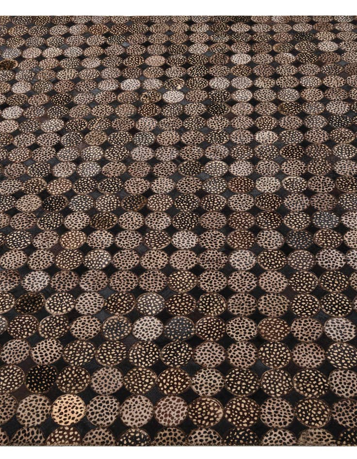 Detail image of  5' 2 x 7' 6 Cowhide Rug