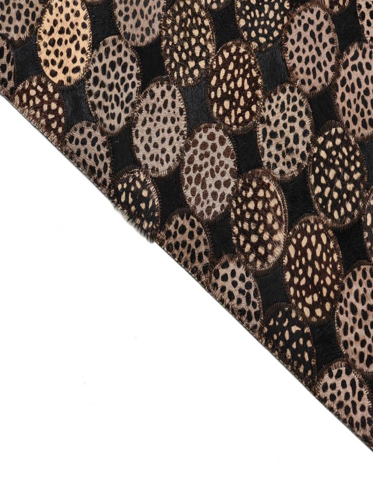 Detail image of  5' 2 x 7' 6 Cowhide Rug