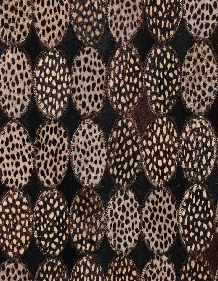 Detail image of  5' 2 x 7' 6 Cowhide Rug