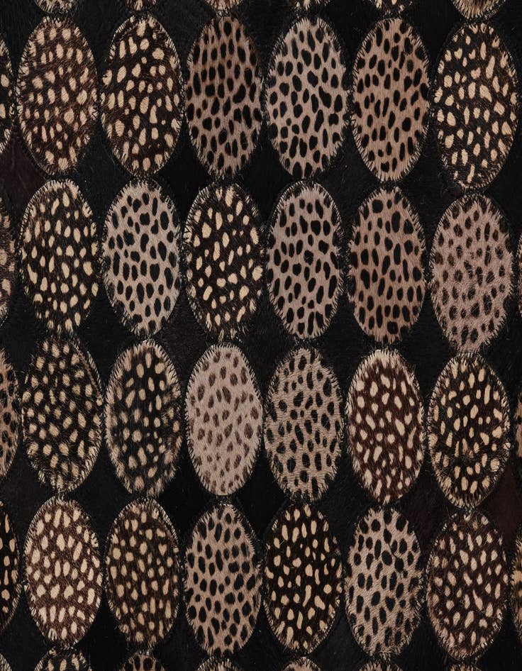 Detail image of  4' 8 x 6' 8 Cowhide Rug