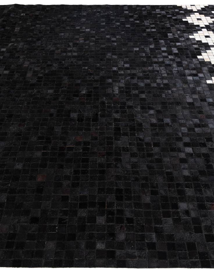 Detail image of  8' 2 x 9' 11 Cowhide Stocks Rug