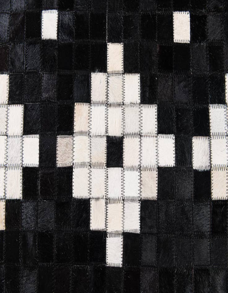 Detail image of  8' 2 x 9' 11 Cowhide Stocks Rug