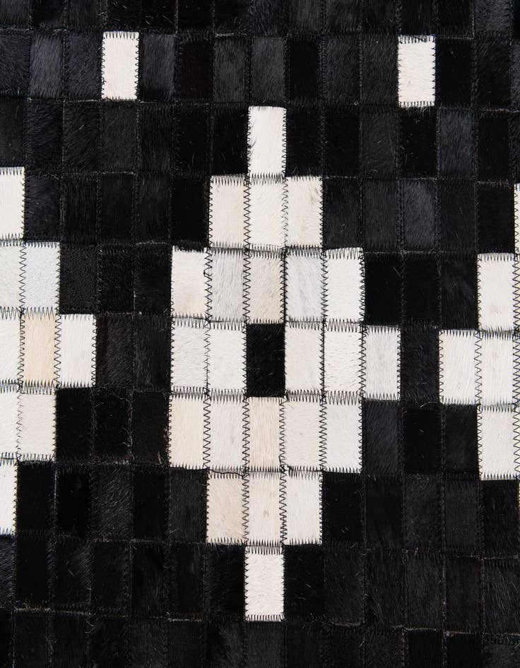 Detail image of  8' 2 x 10' Cowhide Stocks Rug
