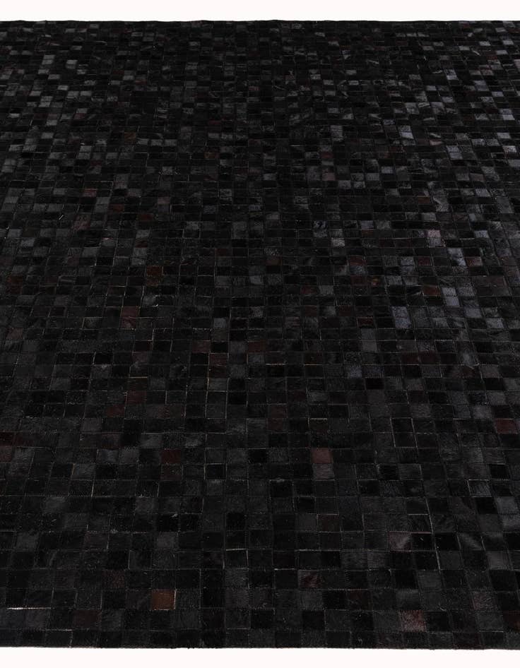 Detail image of  8' 2 x 10' Cowhide Stocks Rug