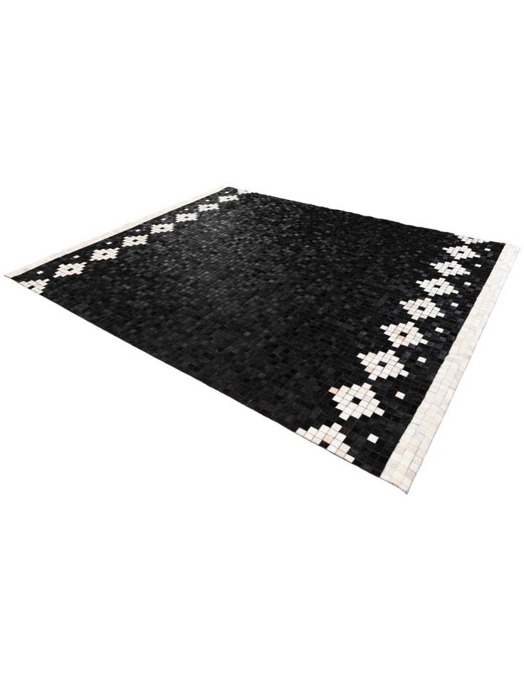 Detail image of  8' 2 x 9' 11 Cowhide Stocks Rug