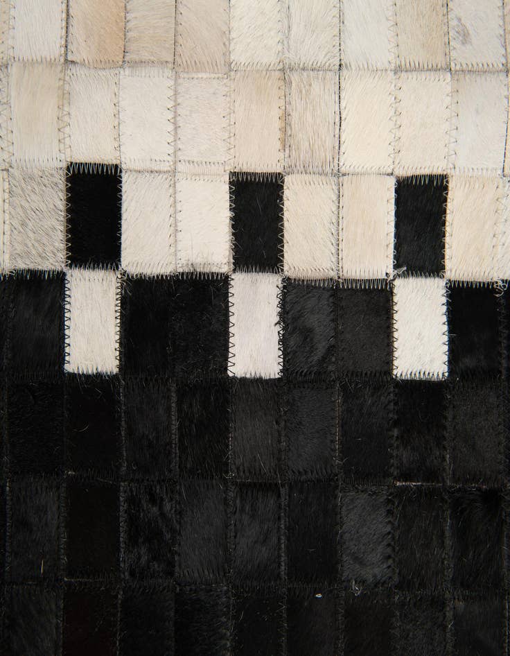 Detail image of  8' 1 x 9' 11 Cowhide Stocks Rug