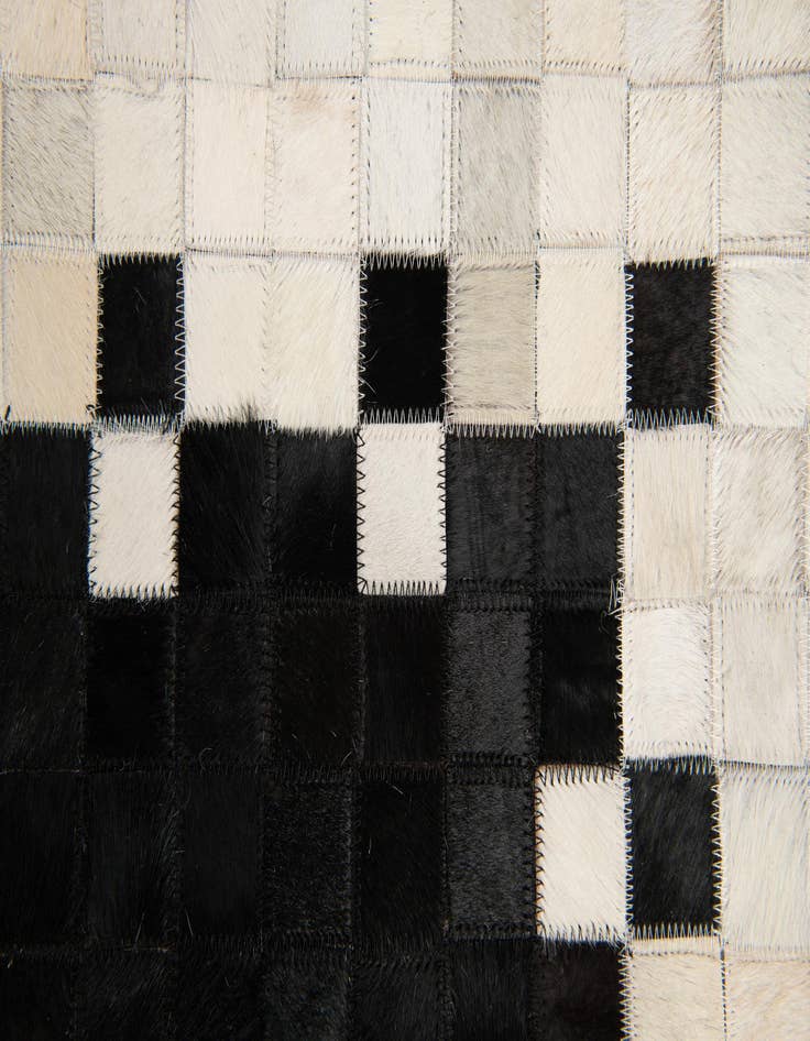 Detail image of  8' 2 x 9' 11 Cowhide Stocks Rug