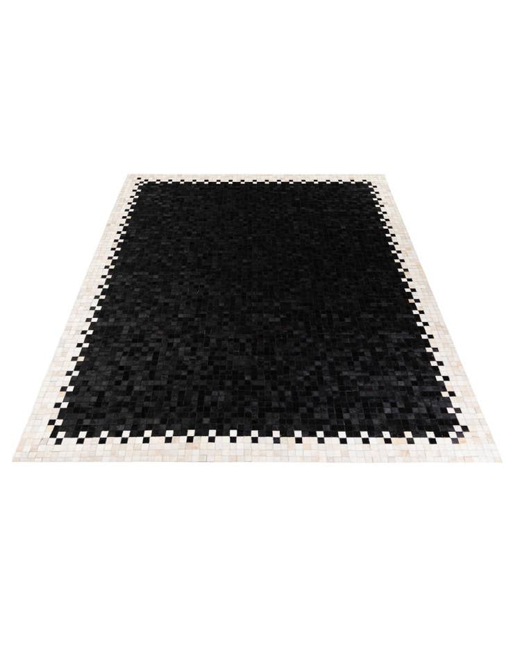 Detail image of  8' 1 x 9' 11 Cowhide Stocks Rug