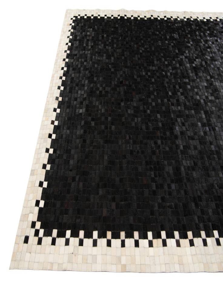 Detail image of  8' 1 x 9' 11 Cowhide Stocks Rug