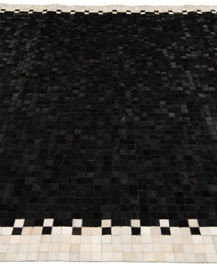 Detail image of  8' 1 x 9' 11 Cowhide Stocks Rug