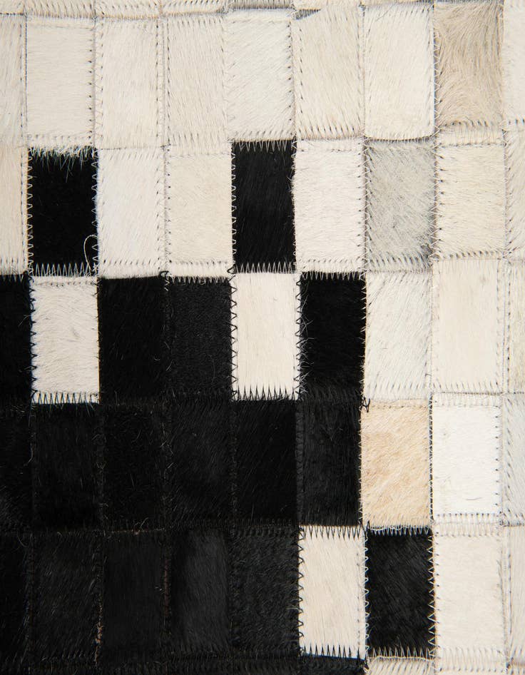 Detail image of  8' 1 x 9' 11 Cowhide Stocks Rug