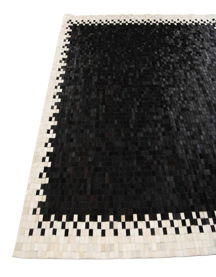 Detail image of  8' 1 x 9' 11 Cowhide Stocks Rug
