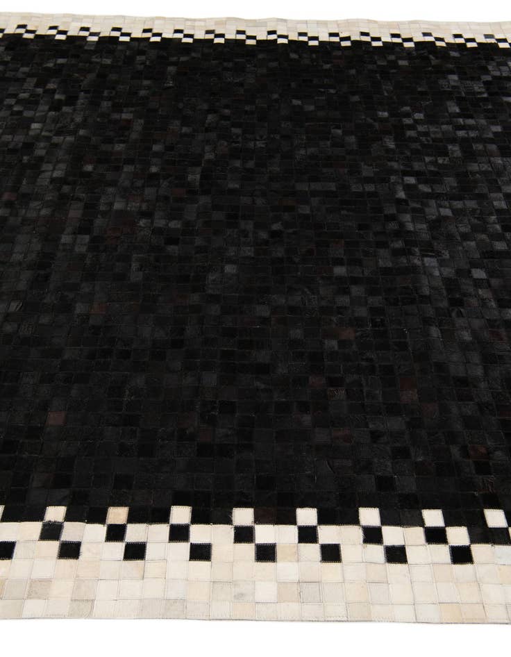 Detail image of  8' 1 x 9' 11 Cowhide Stocks Rug