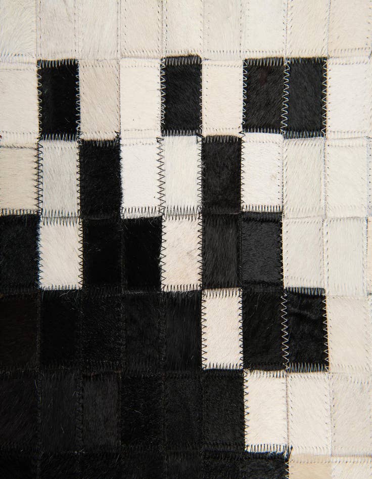 Detail image of  8' 1 x 9' 11 Cowhide Stocks Rug