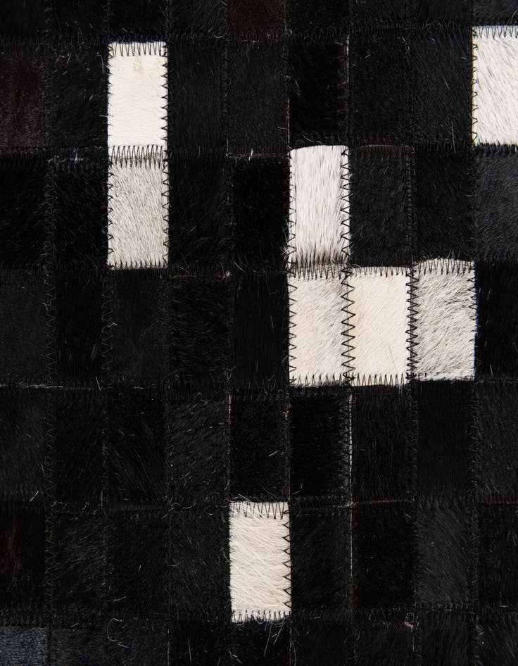 Detail image of  7' 11 x 9' 10 Cowhide Stocks Rug