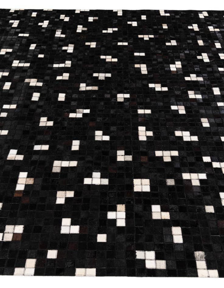 Detail image of  7' 11 x 9' 8 Cowhide Stocks Rug