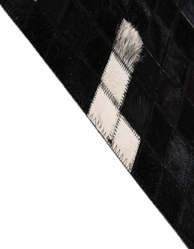 Detail image of  7' 11 x 9' 8 Cowhide Stocks Rug