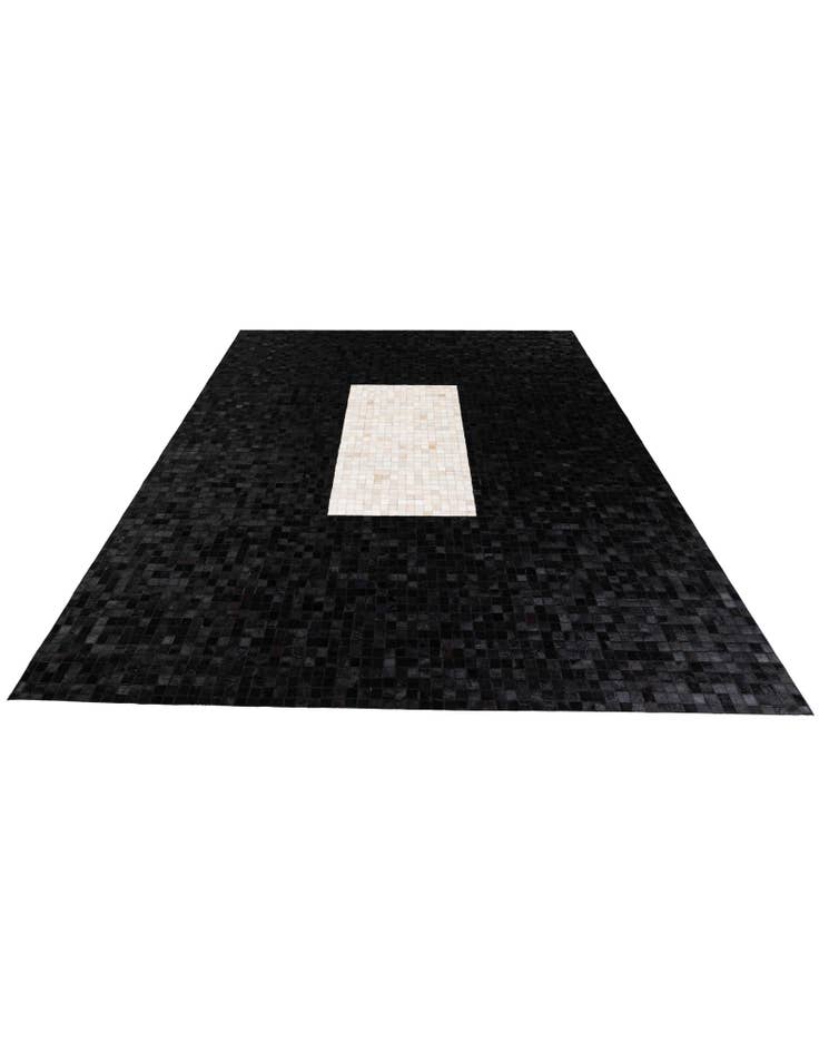 Detail image of  8' 1 x 9' 11 Cowhide Stocks Rug