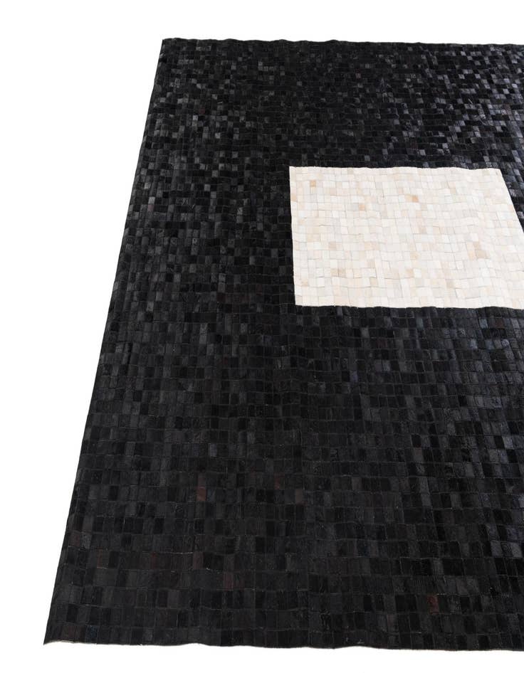 Detail image of  8' 1 x 9' 11 Cowhide Stocks Rug