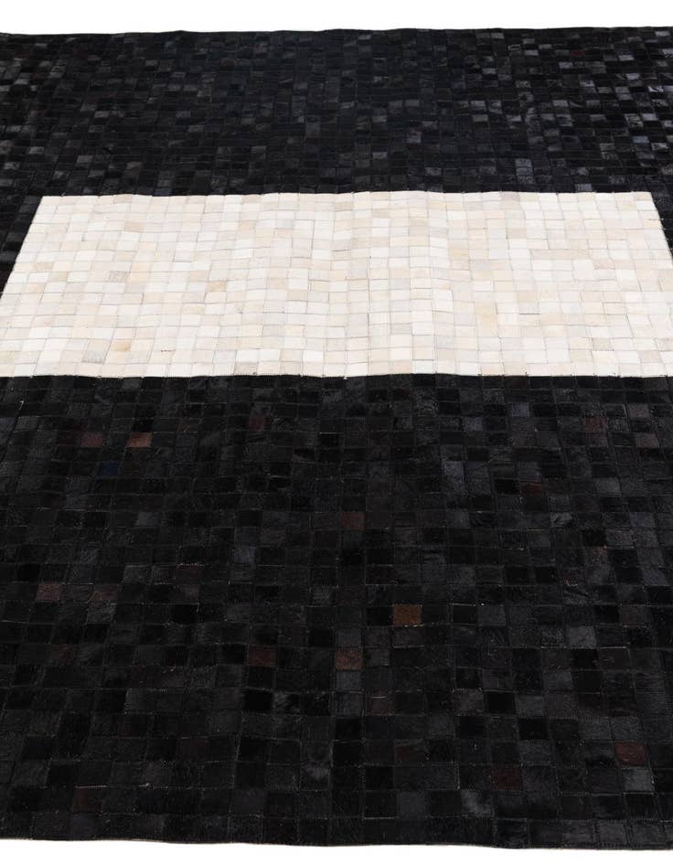 Detail image of  8' 1 x 10' Cowhide Stocks Rug