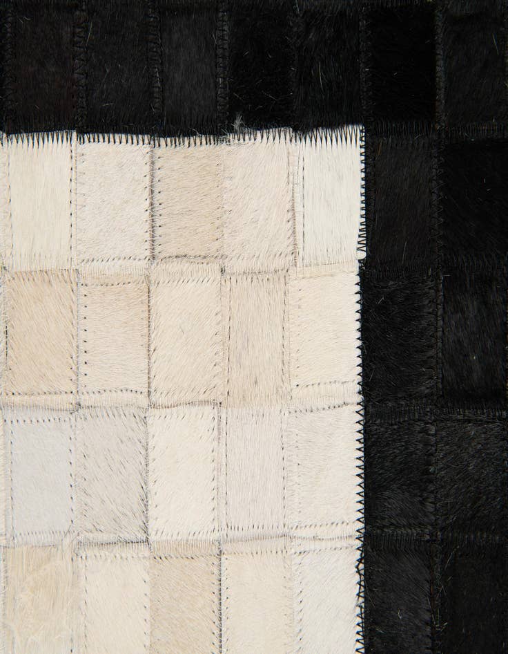 Detail image of  7' 11 x 9' 10 Cowhide Stocks Rug