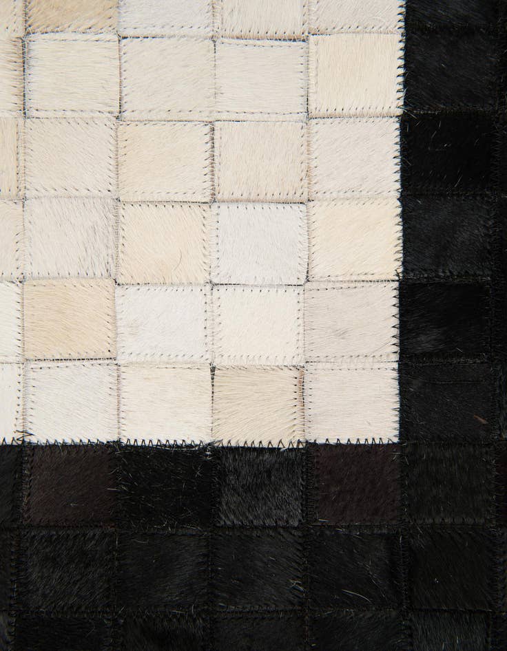 Detail image of  8' 2 x 9' 10 Cowhide Stocks Rug