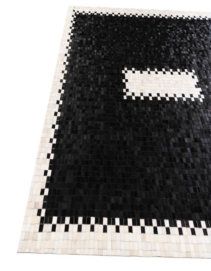 Detail image of  8' 2 x 10' Cowhide Stocks Rug