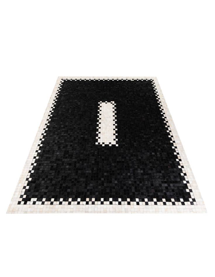 Detail image of  8' 2 x 9' 11 Cowhide Stocks Rug