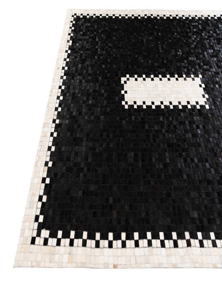 Detail image of  8' 2 x 9' 11 Cowhide Stocks Rug