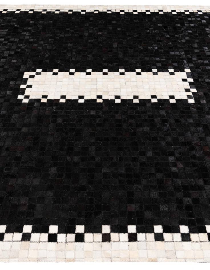 Detail image of  8' 2 x 9' 11 Cowhide Stocks Rug