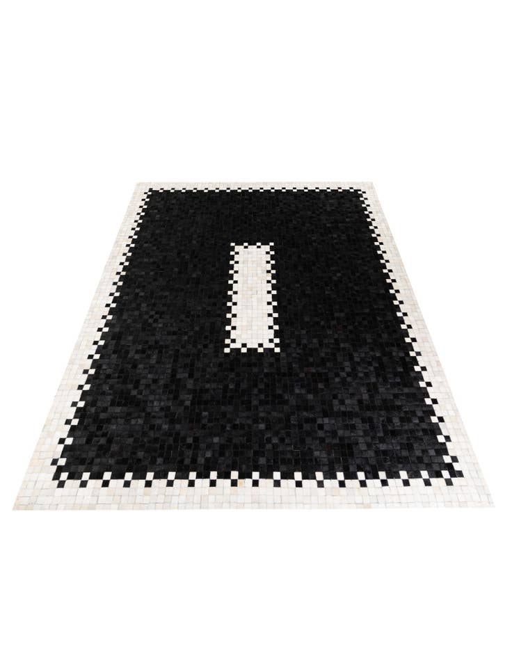 Detail image of  8' 2 x 10' Cowhide Stocks Rug