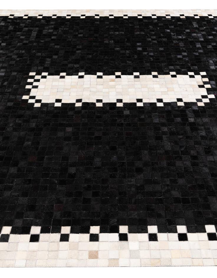 Detail image of  8' 1 x 10' Cowhide Stocks Rug