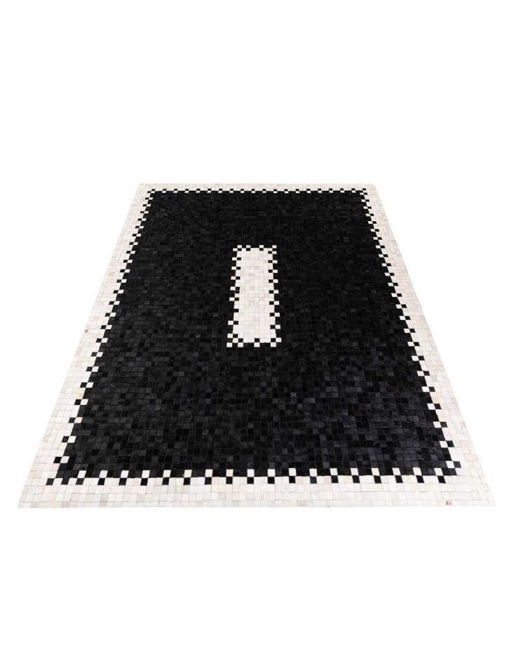 Detail image of  8' x 9' 9 Cowhide Stocks Rug